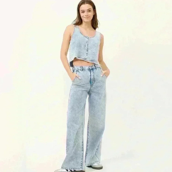 Trendy Light Blue Denim Set - Picture 1 of 1